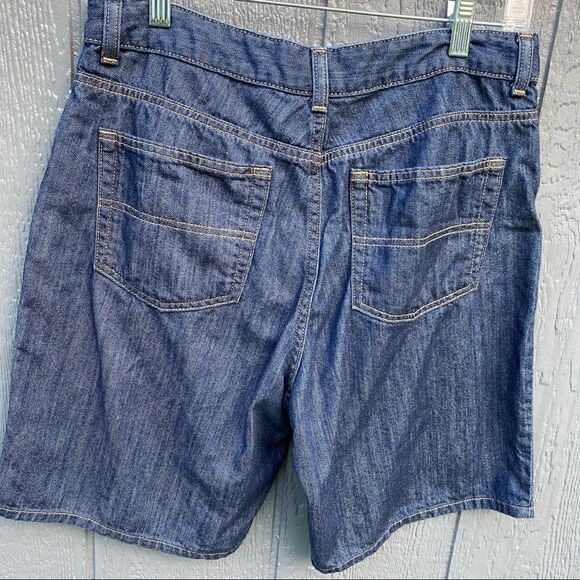 L.L. Bean Classic Fit Straight Jean Shorts 10 Reg Boat Shorts - Picture 4 of 6